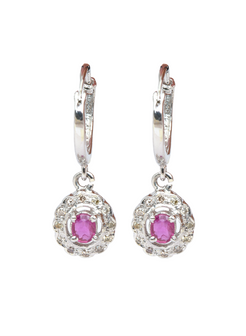 Ruby Drop Earrings Earrings for Women 2
