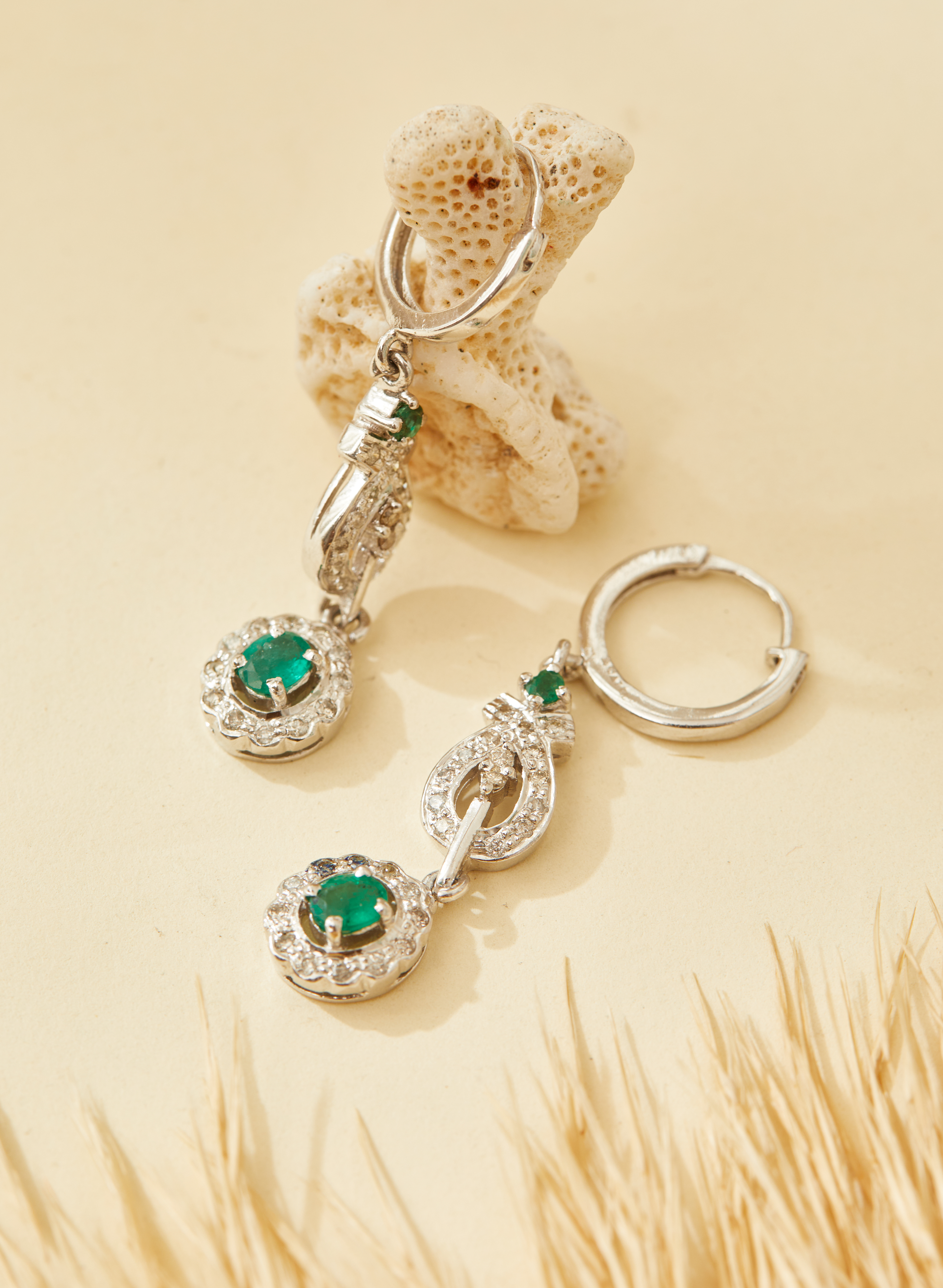 Emerald Diamonds Earrings for Women 1