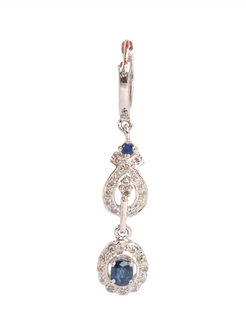 Diamond Sapphire Earrings for Women 3