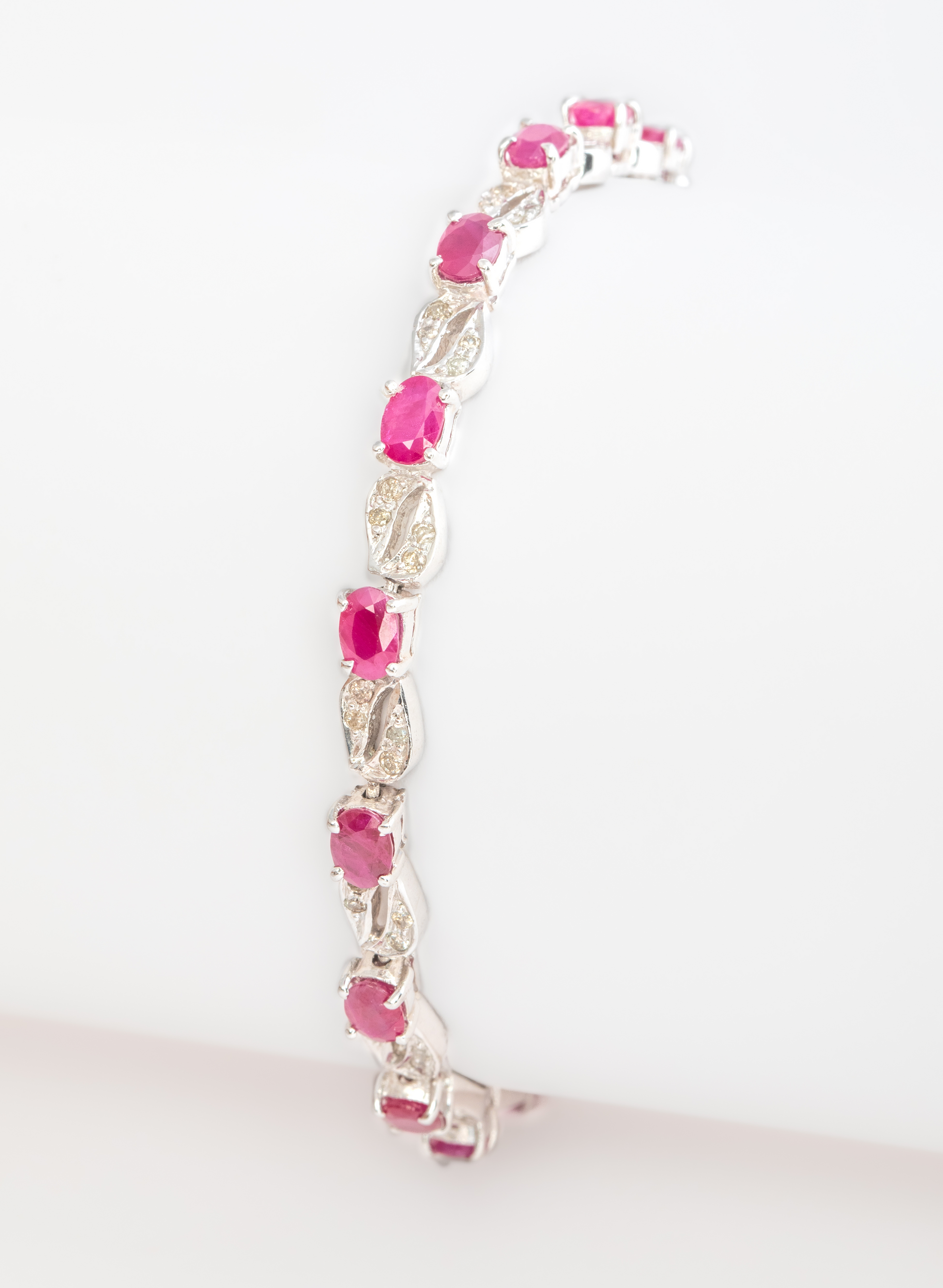 Ruby Silver Bracelet 4