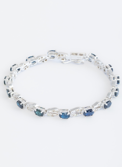 Sapphire Diamond Bracelet 2