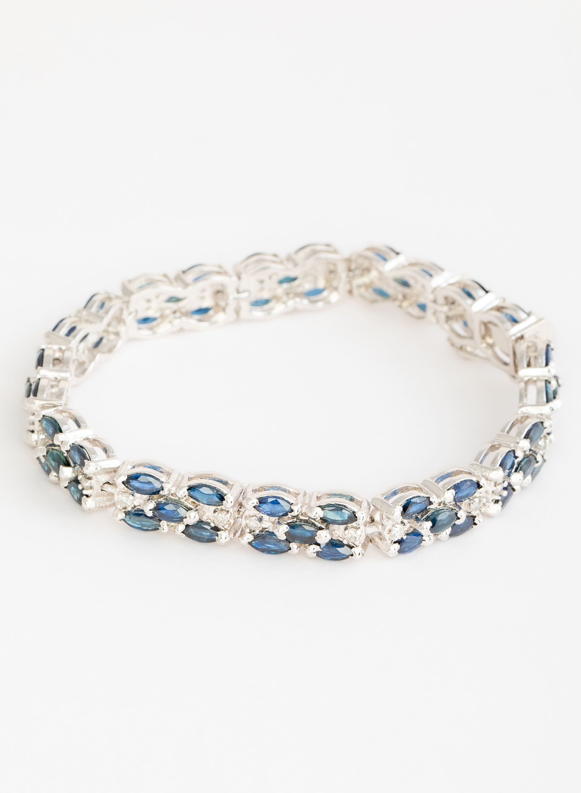 Silver Sapphire Bracelet 2