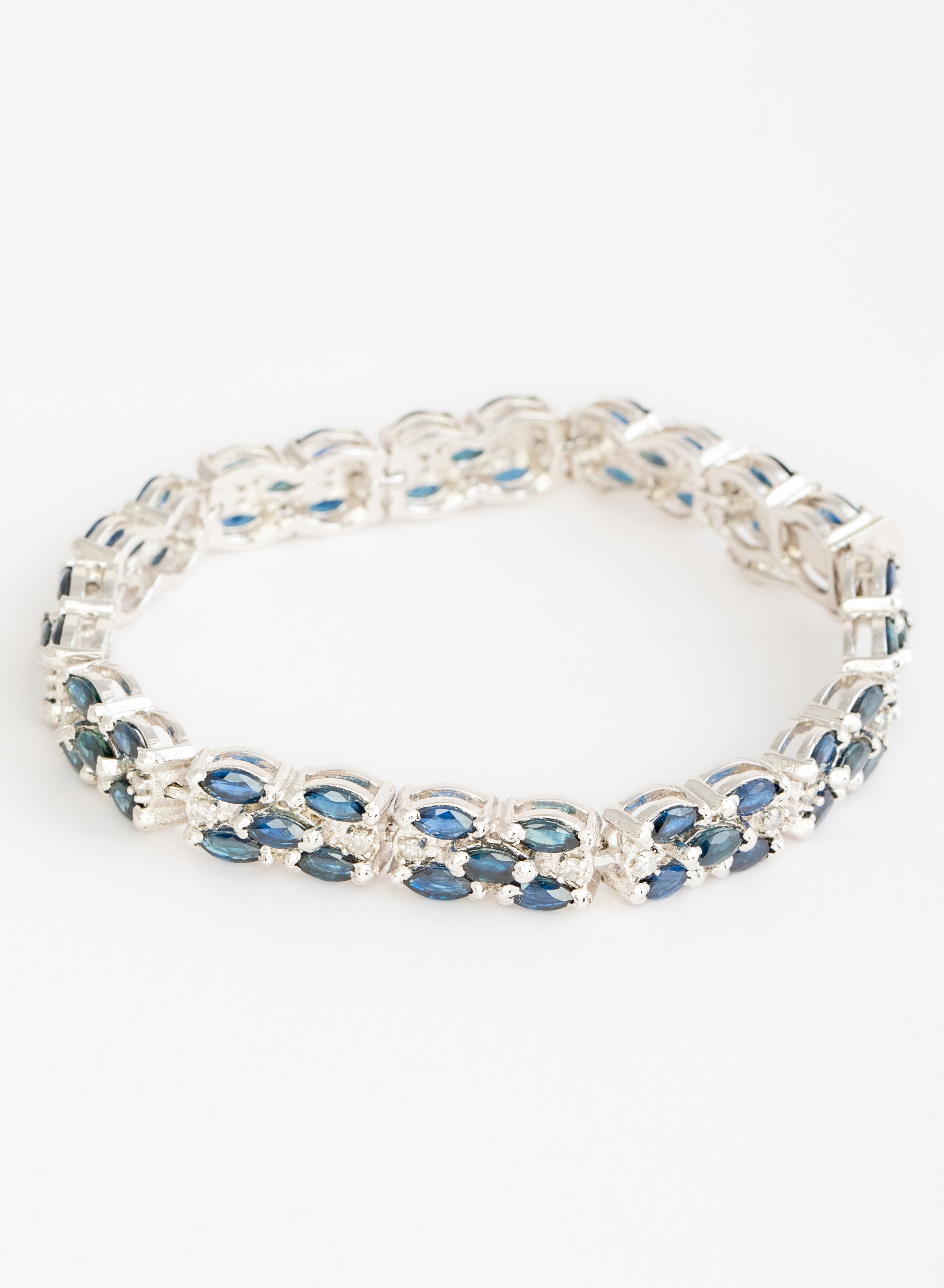 Silver Sapphire Bracelet 2