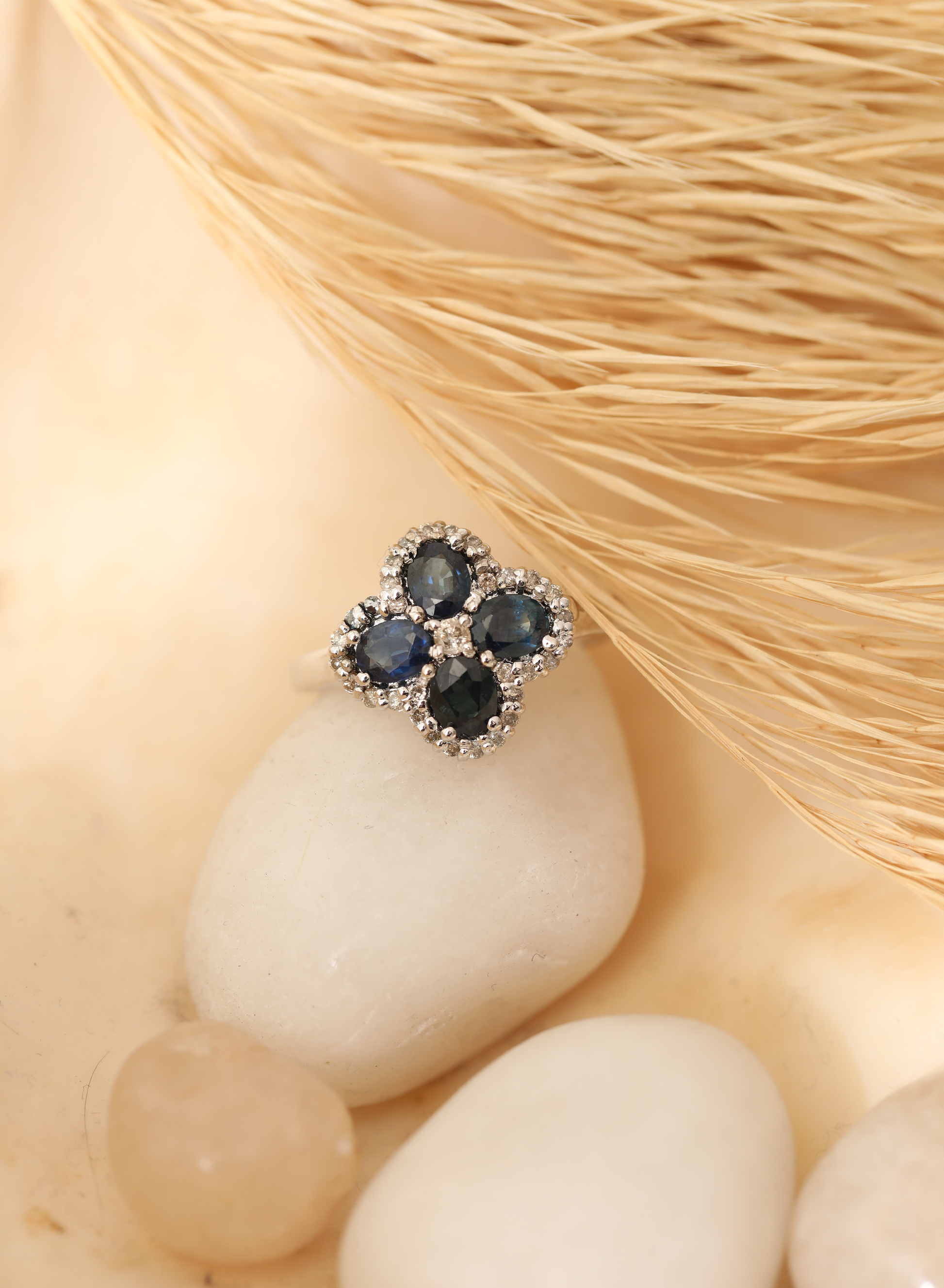 Sapphire Diamond Ring 5