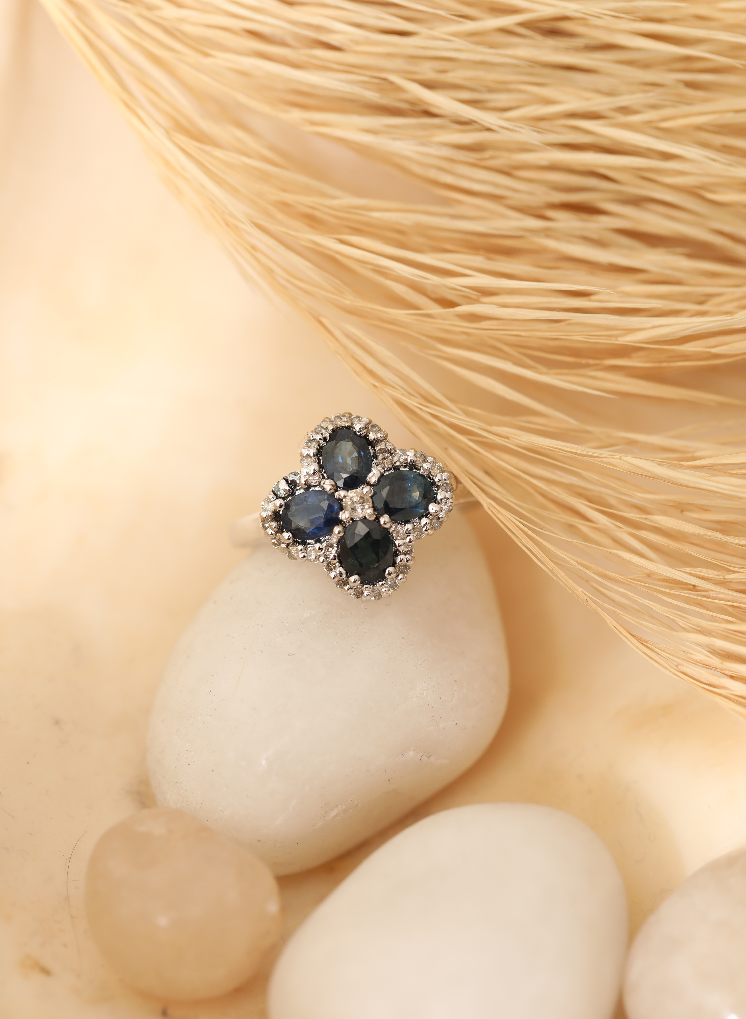 Sapphire Diamond Ring 5