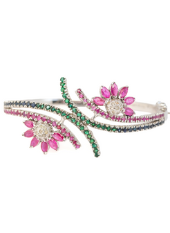 Ruby Emeralds Exquisite Bracelet 2