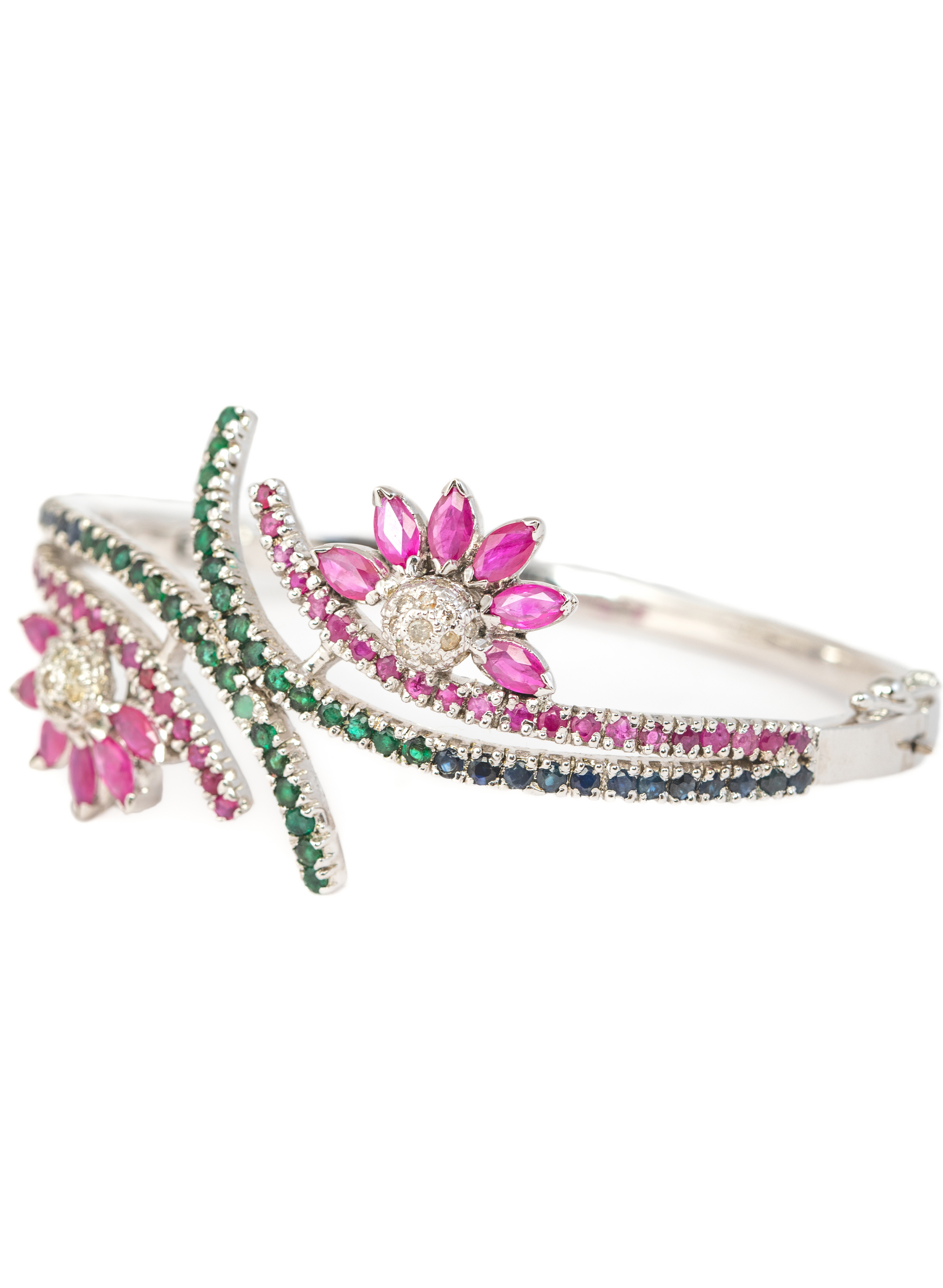 Ruby Emeralds Exquisite Bracelet 4