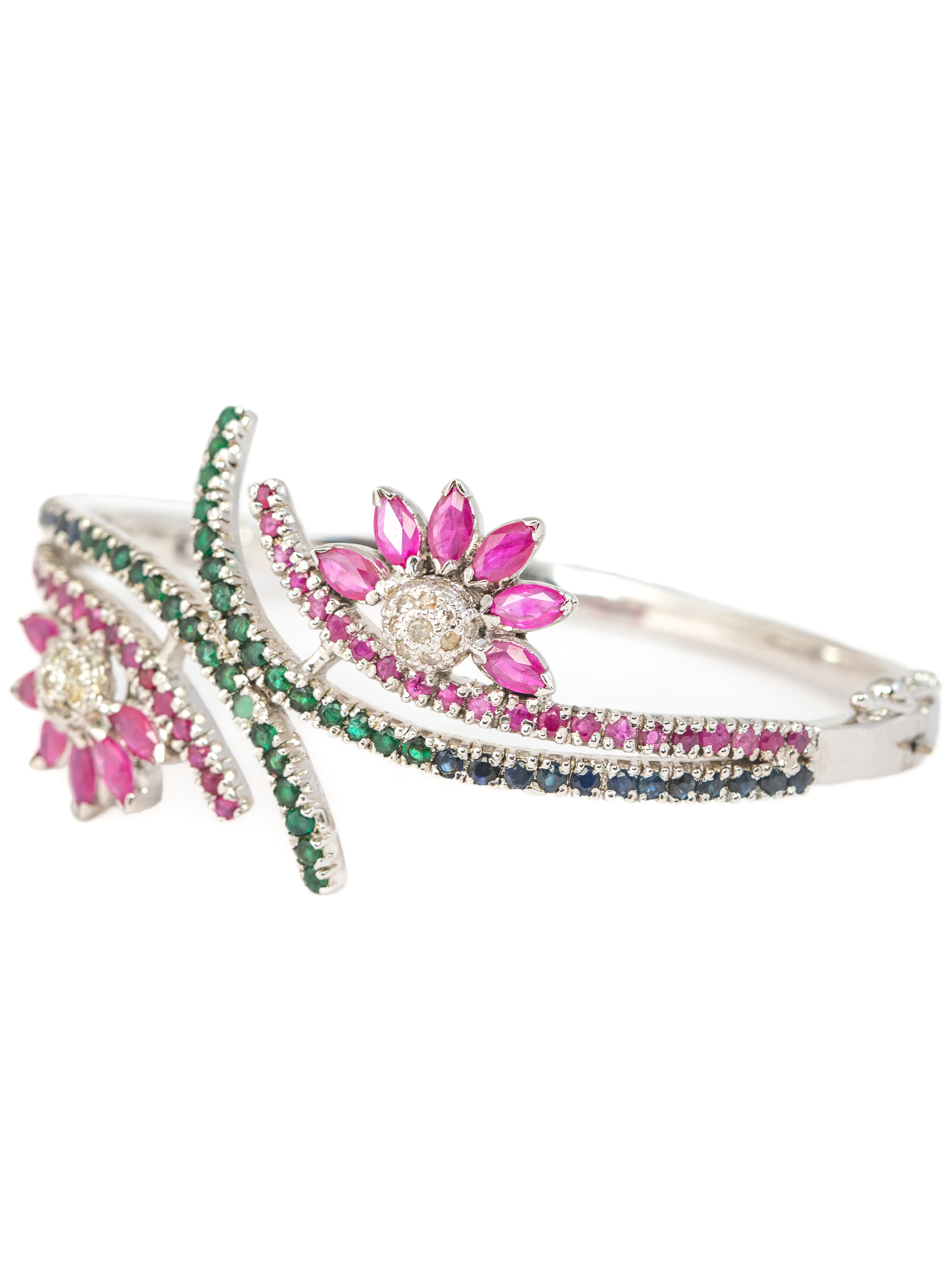 Ruby Emeralds Exquisite Bracelet 4