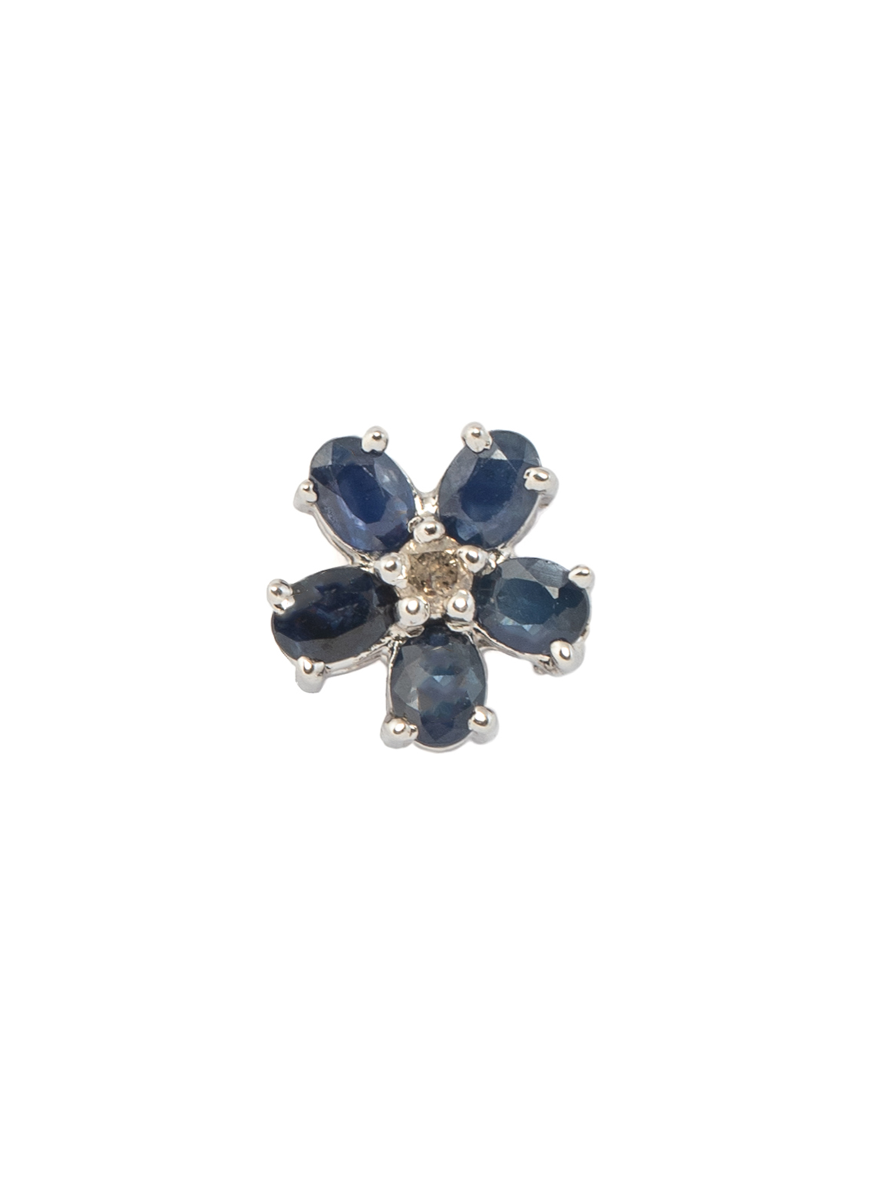 Sapphire Flower Earrings 5