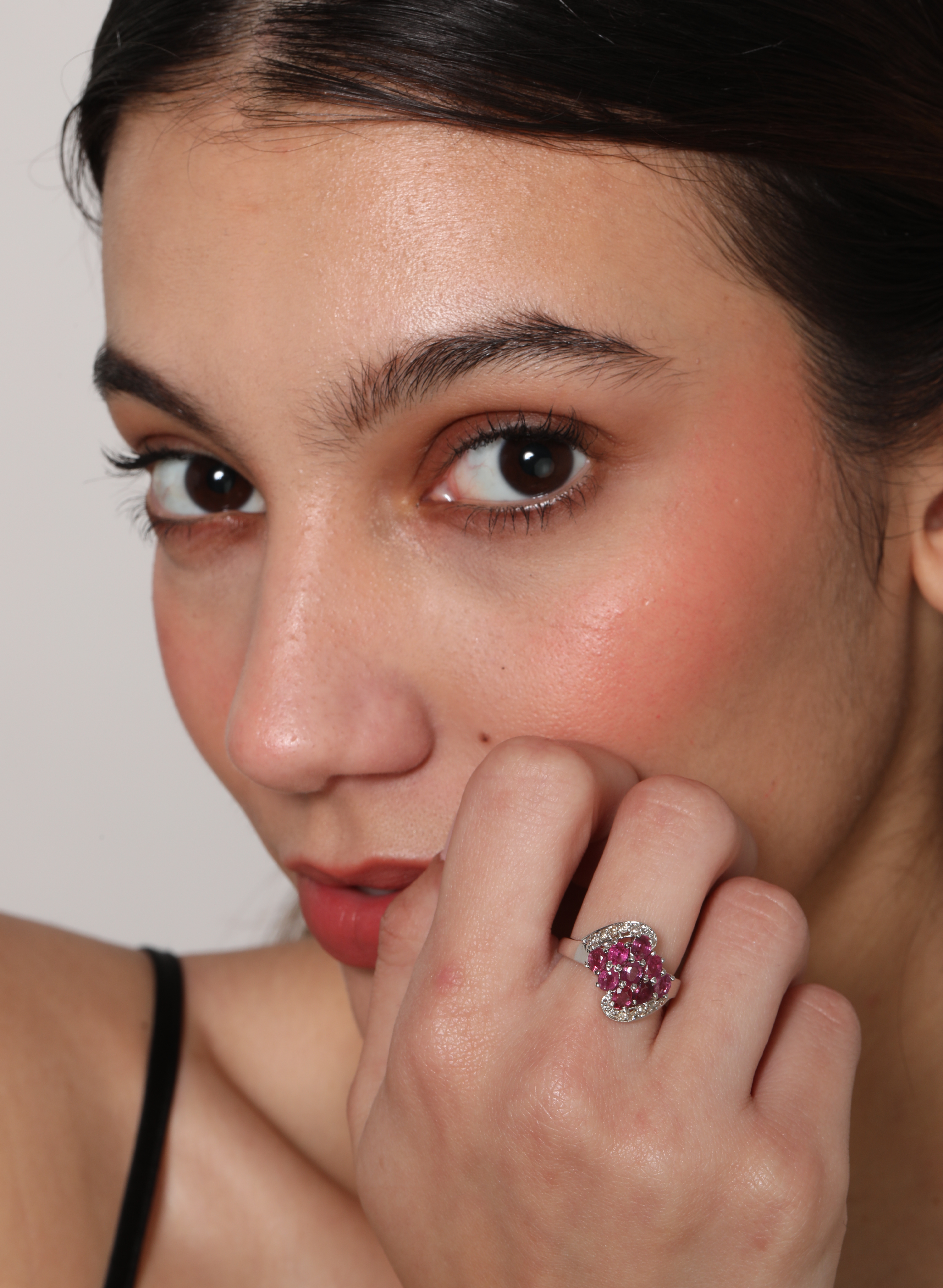 Ruby Mesh Ring 1
