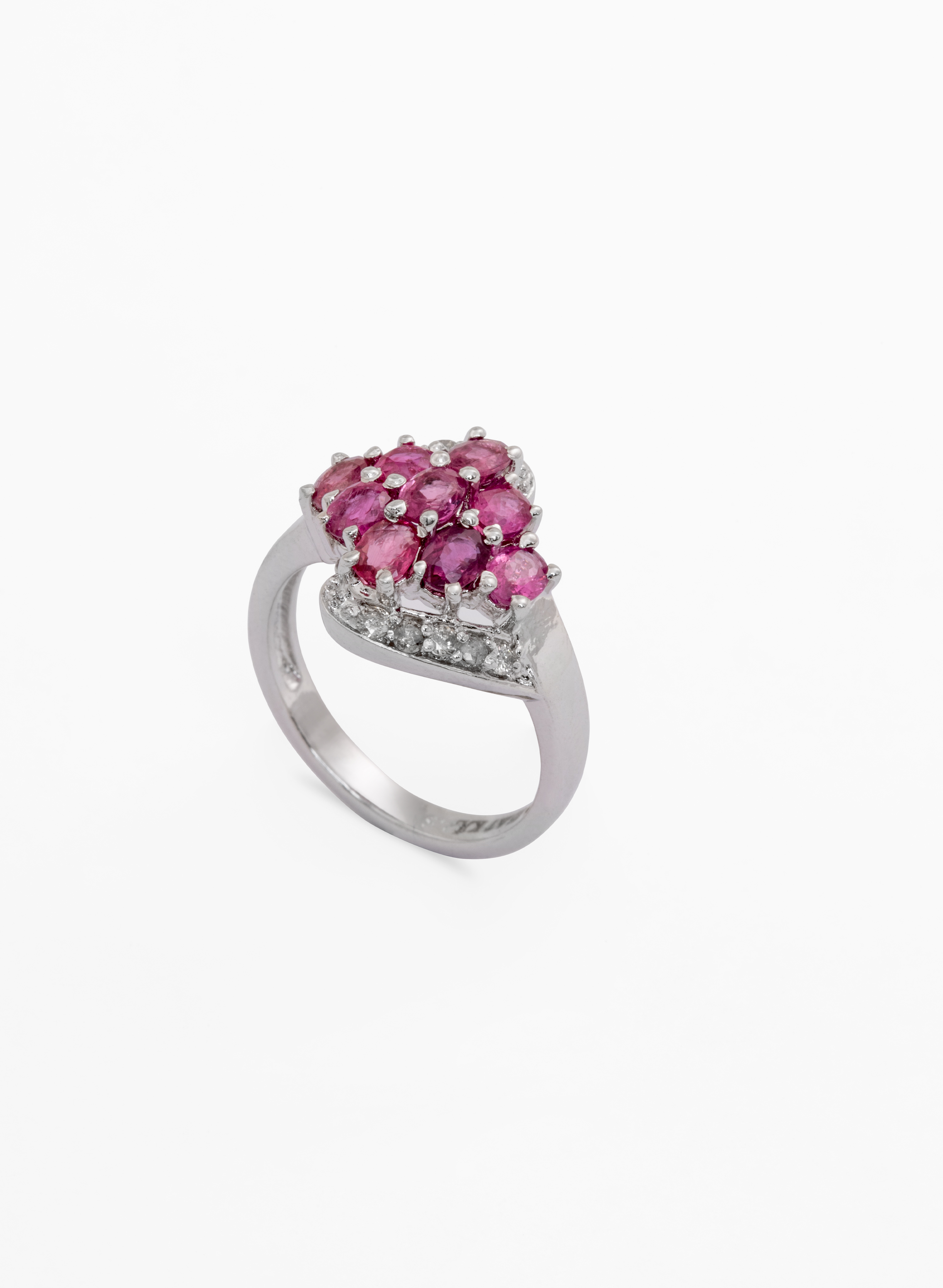 Ruby Mesh Ring 2
