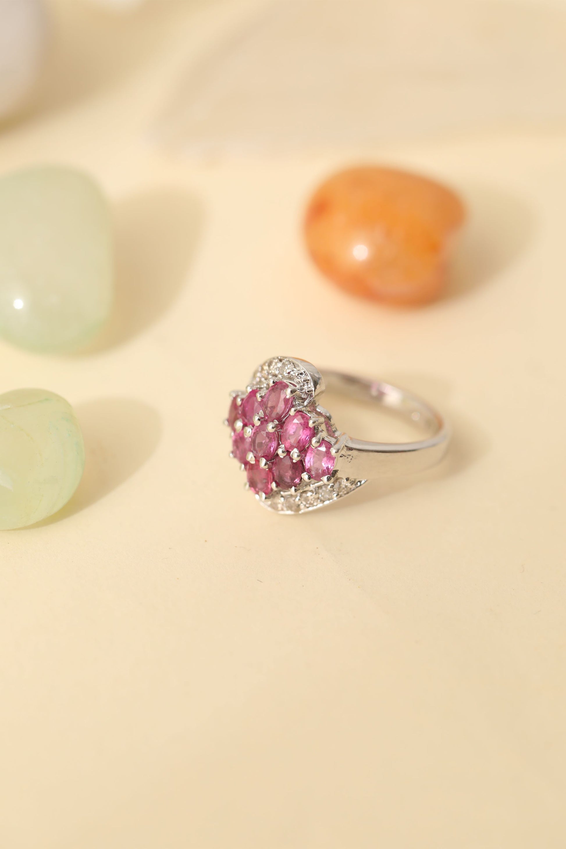 Ruby Mesh Ring 6