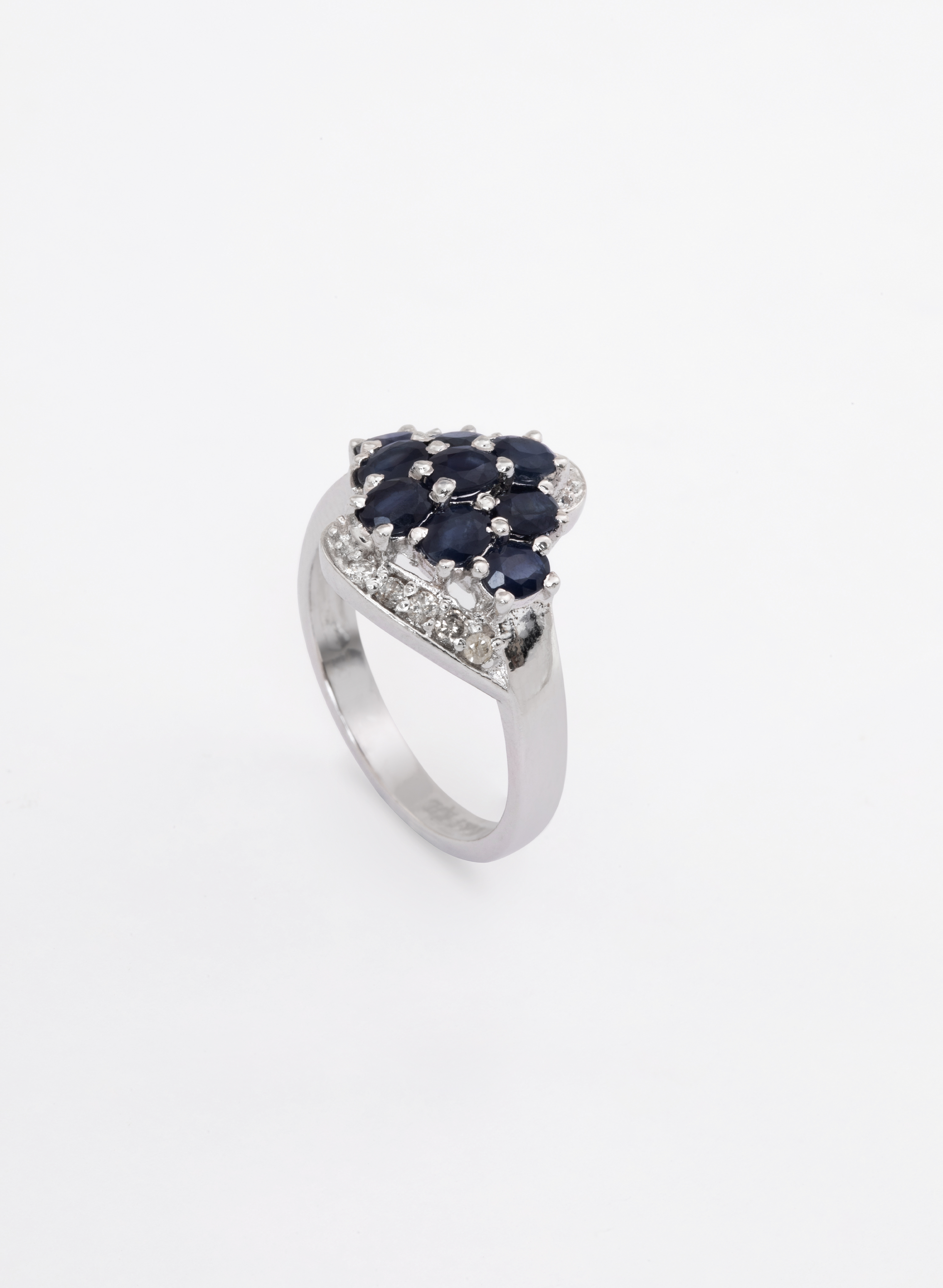 Sapphire Mesh Ring 3