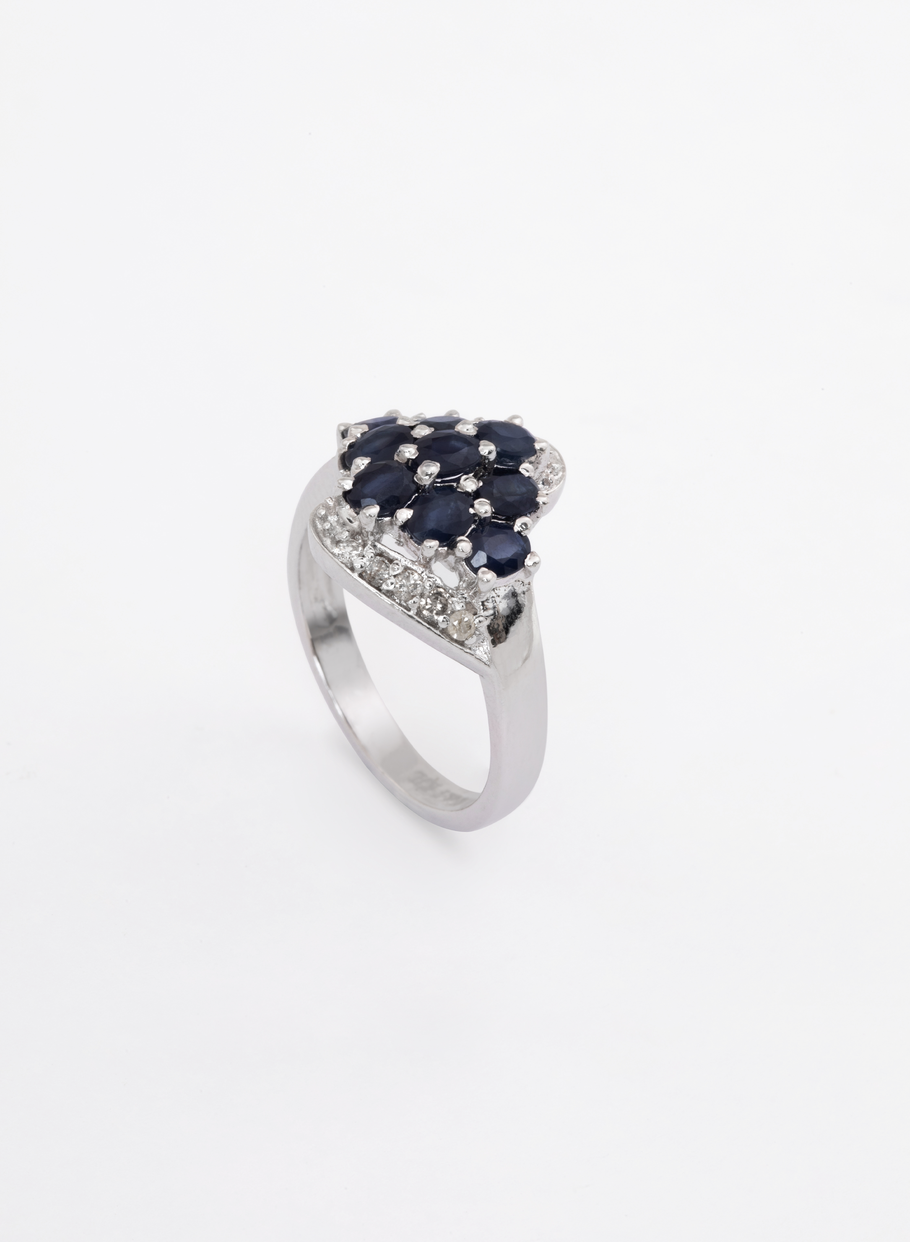 Sapphire Mesh Ring 3