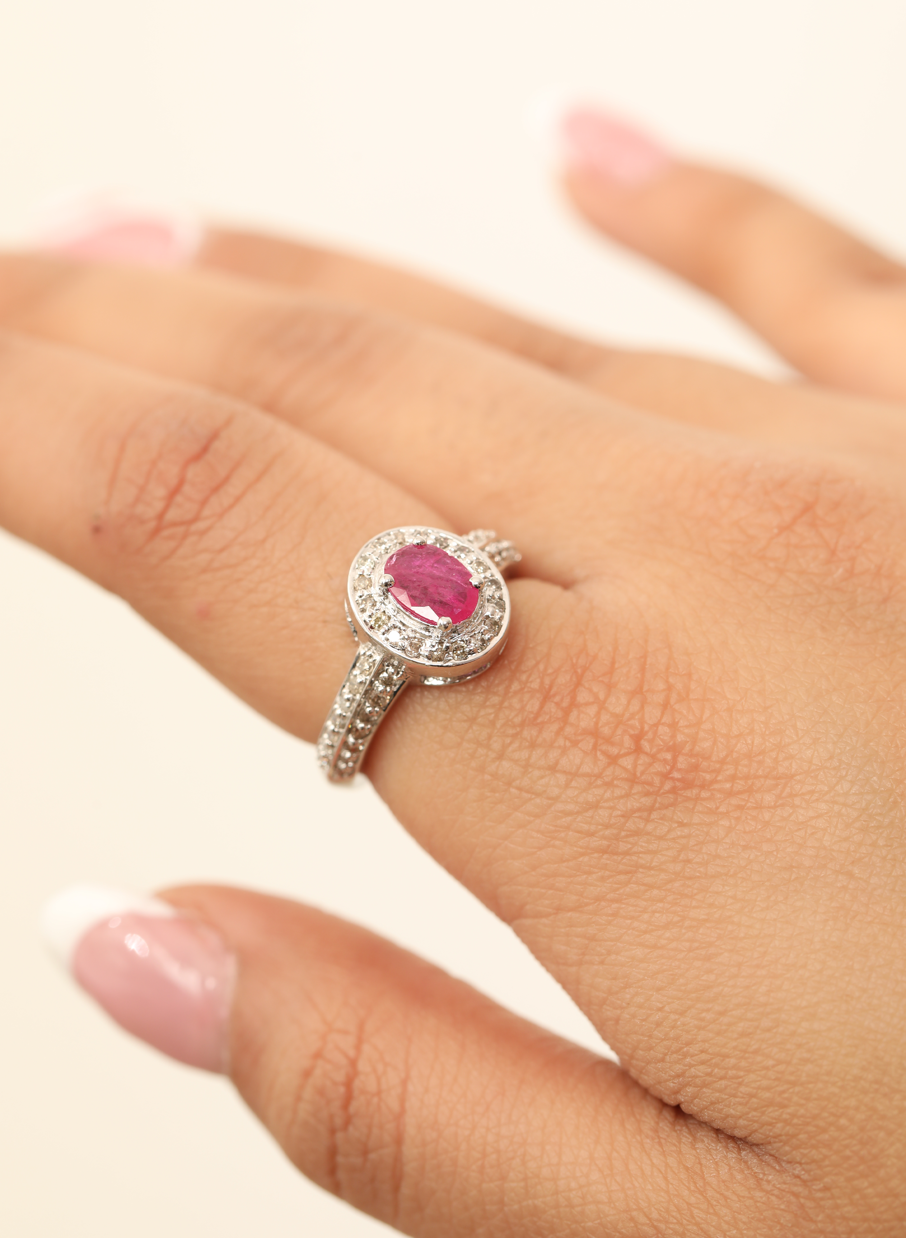 Ruby Diamond Refined Ring 1