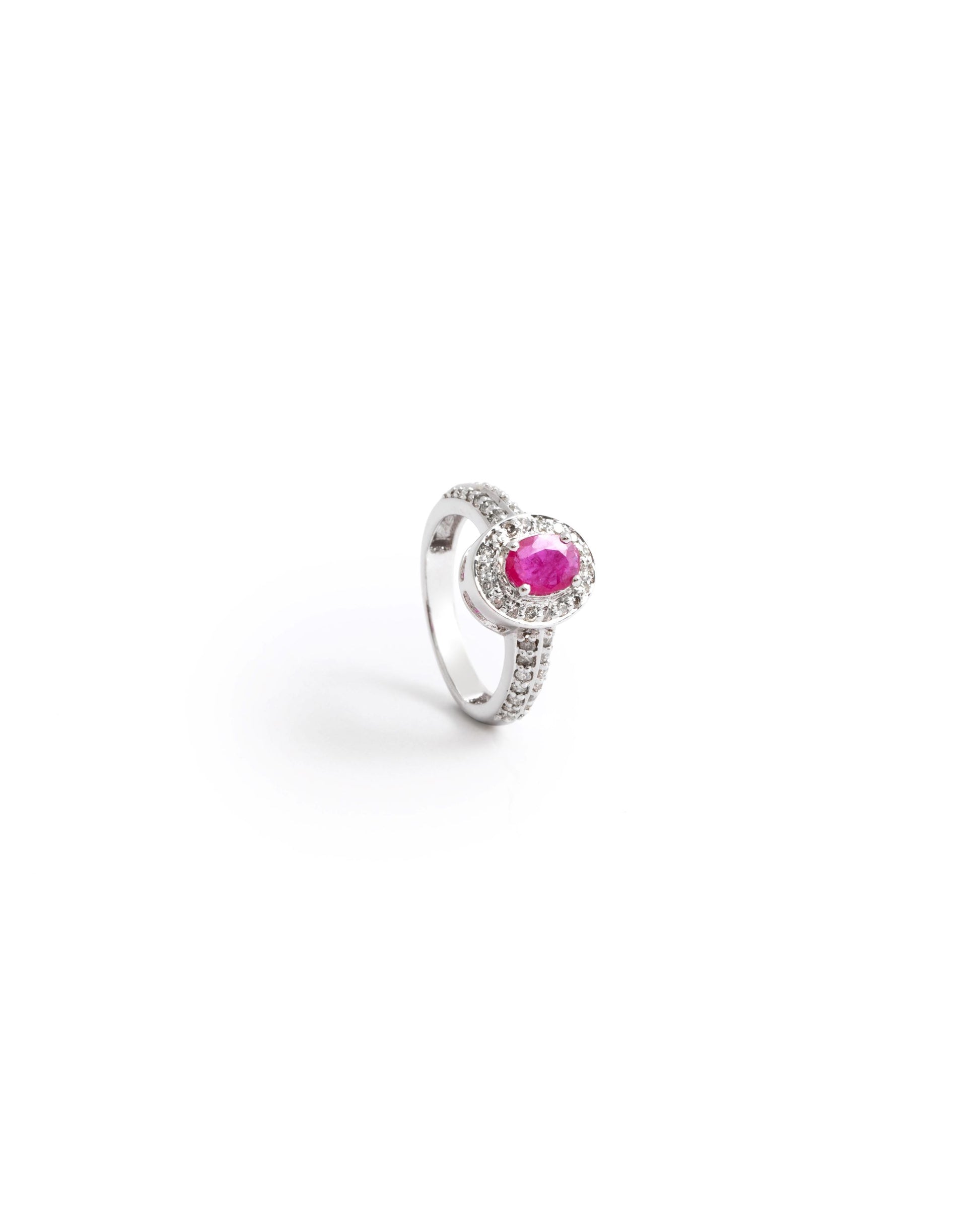 Ruby Diamond Refined Ring 5