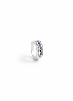 Sapphire Ripple Ring 2