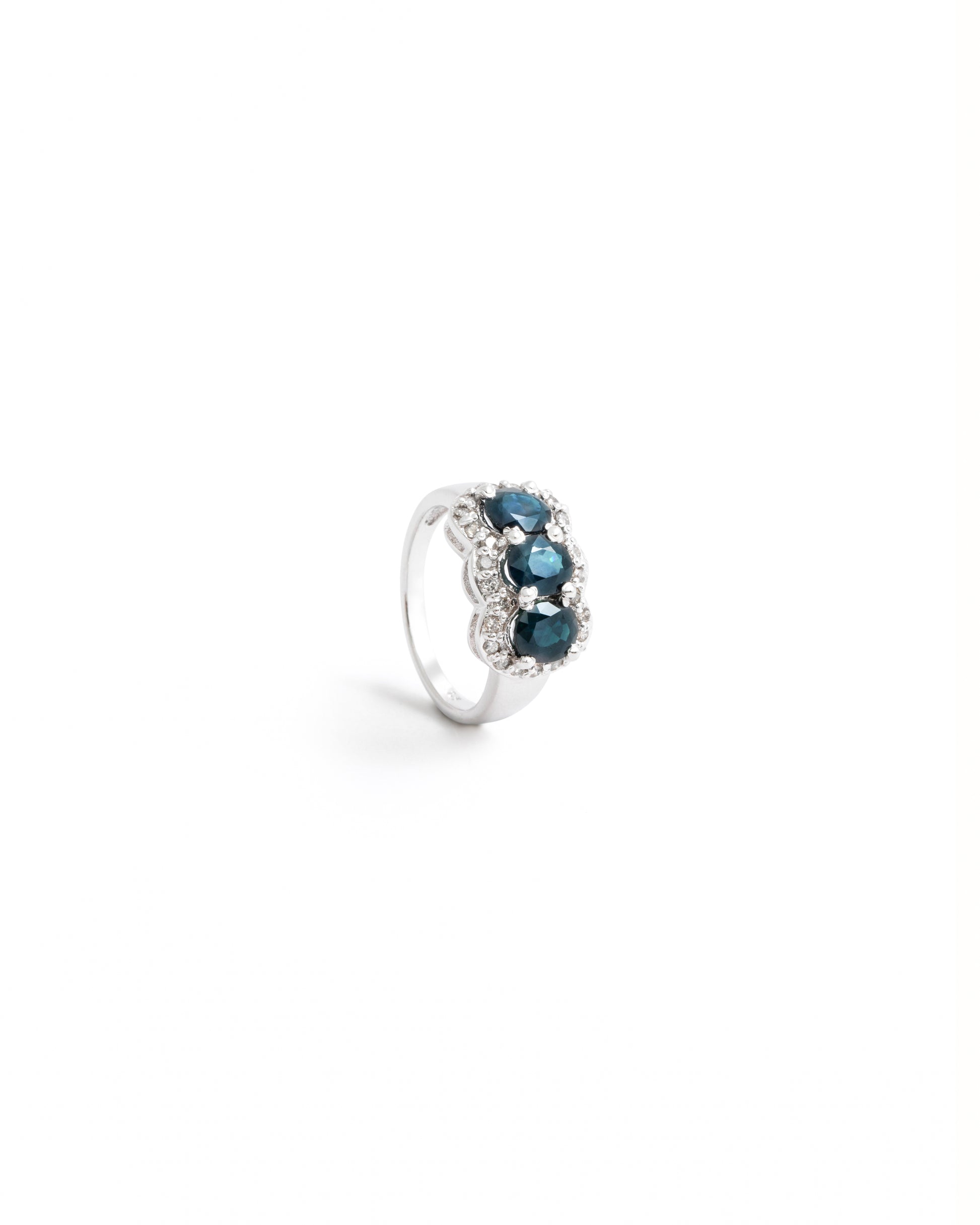 Sapphire Trio Ring 2